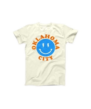 OKC Smiley Bolt Tee