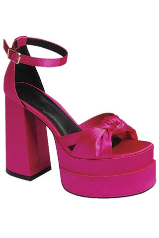 Satin Knotted Pumps