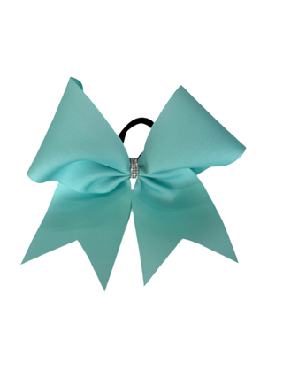Classic Hair Bow with Crystal Center