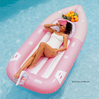 Barbie The Movie x FUNBOY Speed Boat Pool Float