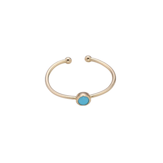 Turquoise Dot Ring