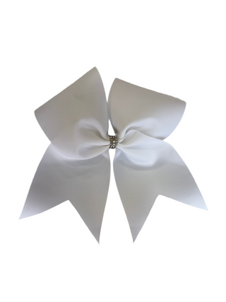 Classic Hair Bow with Crystal Center