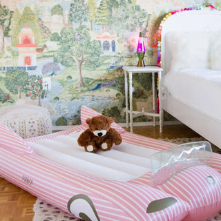 Pink Convertable Kids Sleepover Air Mattress