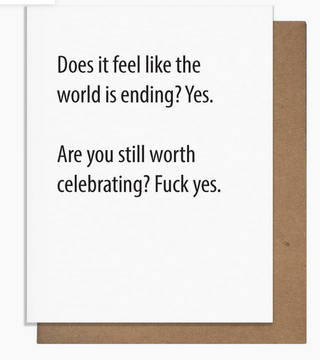 World Ending Card