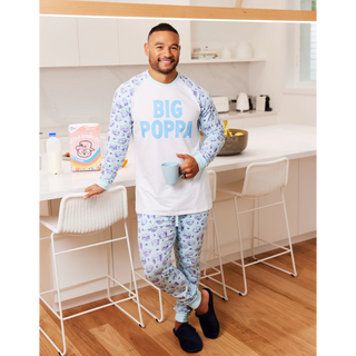 Mens Big Poppa Pajama Set
