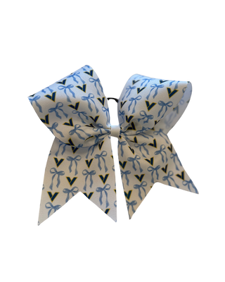School Patterned Bow