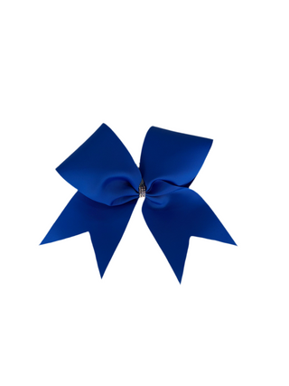 Classic Hair Bow with Crystal Center