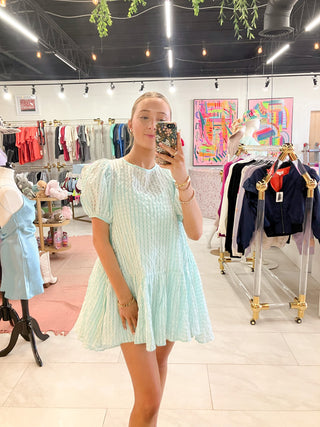 Mini Puff Sleeve Mini Dress