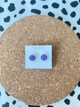 Smiley Stud Earrings