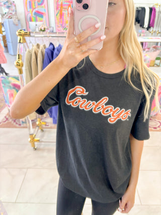 Cowboys Classic Script Tee