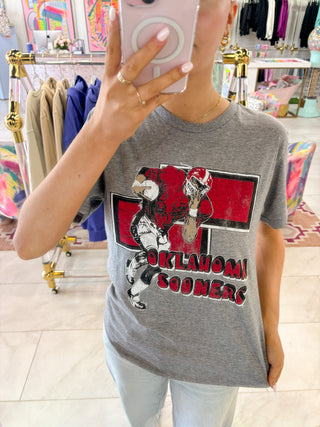 Oklahoma Sooners Football Player Tee