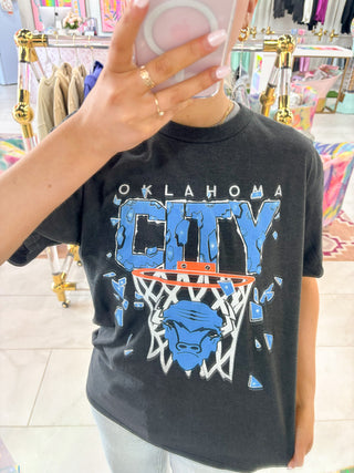 Oklahoma City Hoop Tee