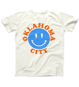 OKC Bolt Smiley Youth Tee