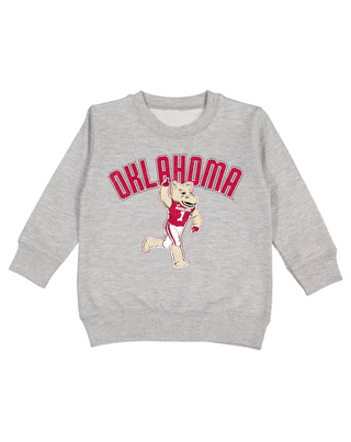 Youth OU Puff Mascot Sweatshirt