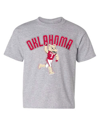 Youth OU Puff Mascot Tee