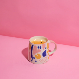 Sweet Grace Watercolor Candle Mug
