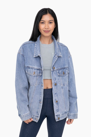 Boxy-Cut Denim Jacket