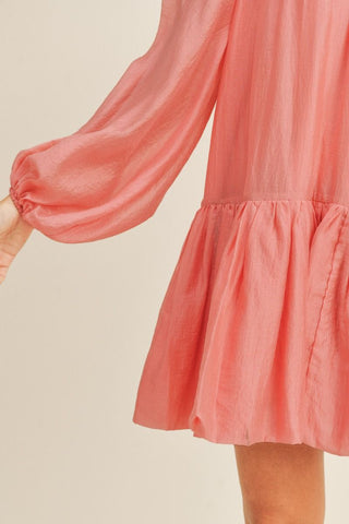 Flowy Off the Shoulder Mini Dress