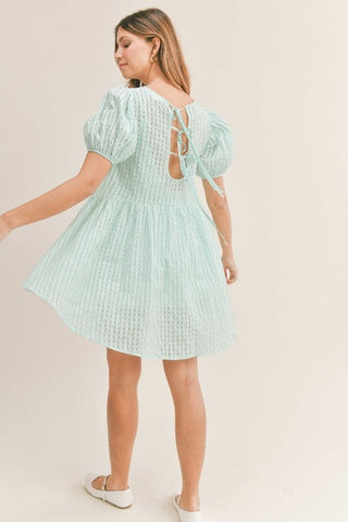 Mini Puff Sleeve Mini Dress