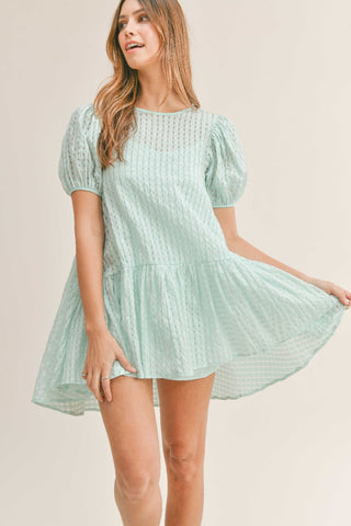 Mini Puff Sleeve Mini Dress