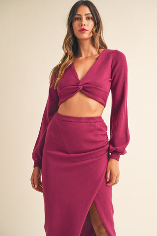 Sweater Midi Dress Set