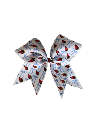 School Patterned Bow