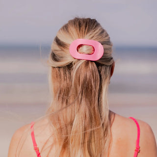 Small Round Flat Hair Clip