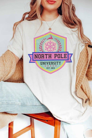 North Pole University Tee Ivory