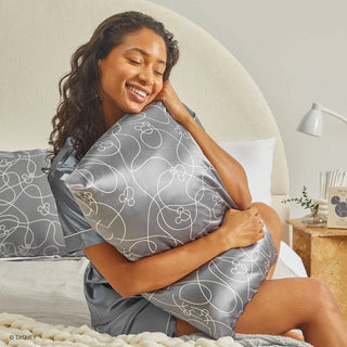 Mickey and Minnie Satin Pillowcase Mickey Maze