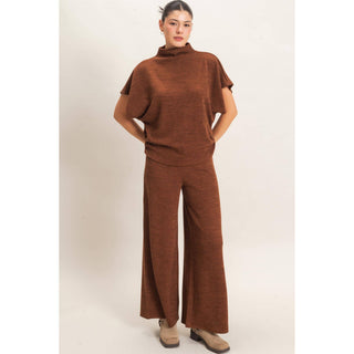 Dolman Sleeve Top And Pant Set