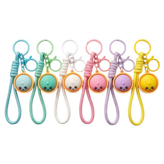 Cute Bao Bun Dumpling Bag Charm Keychains