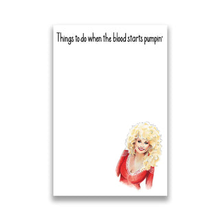 Dolly Star Pop Culture Notepad