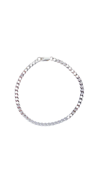 Silver Curb Chain 16" Necklace