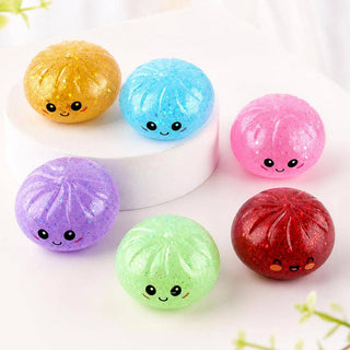 Steamed Bao Bun Dumpling Squeeze Squishy Stress Relief Toy