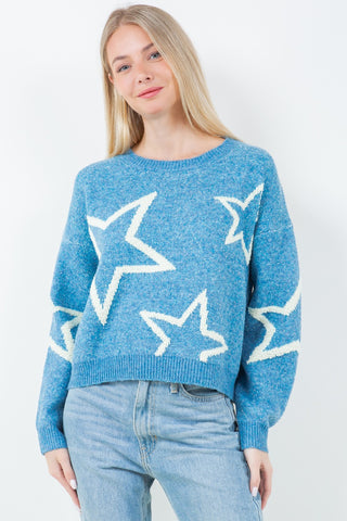 Star Patterned Pullover