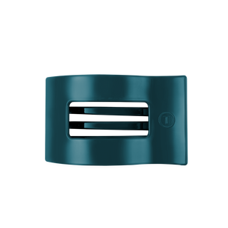 Teal With It | Medium | Flat Rectangle Hair Clip
