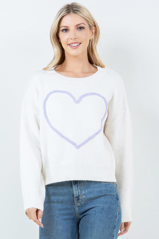 Heart Pullover Sweater