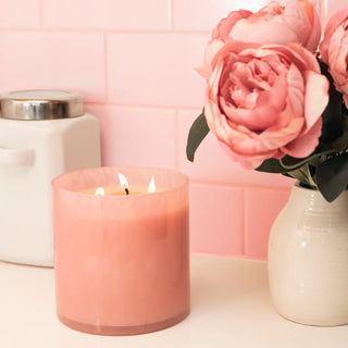 Sweet Grace Pink Decorative Candle #073