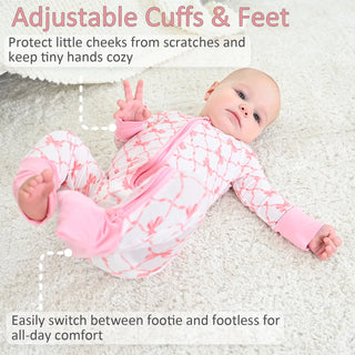 Beautiful Bows Baby Bamboo Pajamas