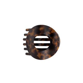 Tortoise | Medium | Flat Circle Hair Clip