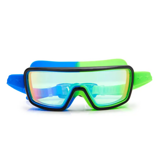Green And Blue Prismatic Swim Goggle
