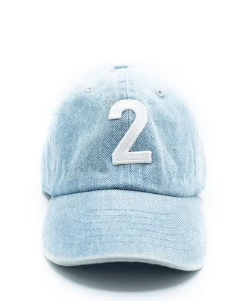 Number Denim Baseball Hat