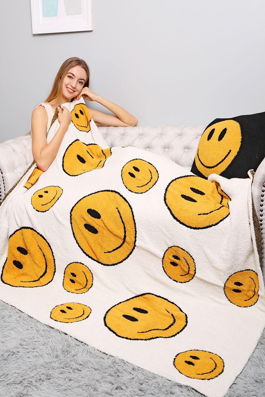 Smiley blanket discount