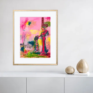 Pink Driller by Casey Reed Art