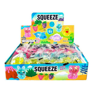 Glittered Teddy Bear Squeeze Squishy Stress Relief Toy