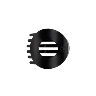 Jet Black | Medium | Flat Circle Hair Clip