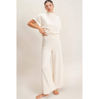 Dolman Sleeve Top And Pant Set