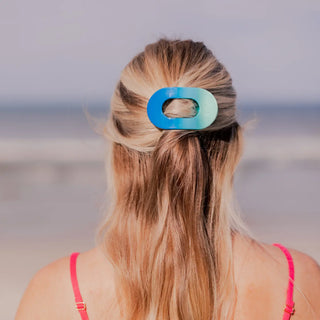 Small Round Flat Hair Clip