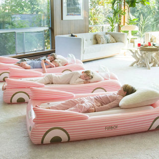 Pink Convertable Kids Sleepover Air Mattress