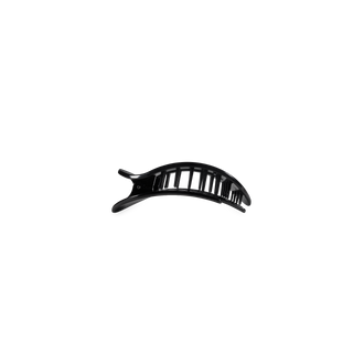 Jet Black | Tiny | Flat Round Hair Clip